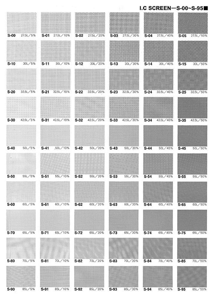 IC Manga Screen Tone S-61